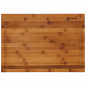 Preview: smokemax 2-1 40er Bambus Holzblock Schneidebrett & Servierbrett in Einem Bambusblock (ca. 40 x 28 x 3,5 cm)